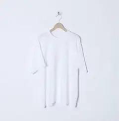22ss COMOLI コモリ　空紡天竺Tシャツ　ホワイト　サイズ4