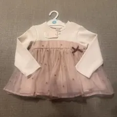 新品♡プティマイン長袖ハート柄カットソー100サイズ☆