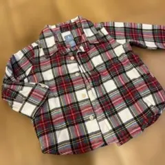 babyGap チェックネルシャツ 12-18M