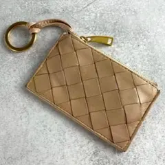 【美品】ボッテガヴェネタ コインケース キーリング付き マキシ イントレ