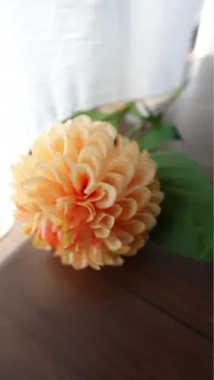 和装洋装ブーケ　アーティフィシャルフラワー　オレンジ ダリア