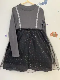 120 女の子　チュールワンピース
