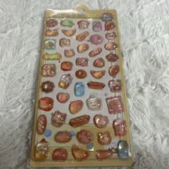 9番クマアクリルボンボンドロップシール