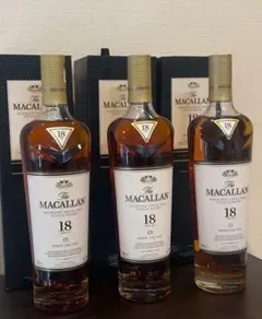 The Macallan 18 Year Old シェリーオーク 3本セット