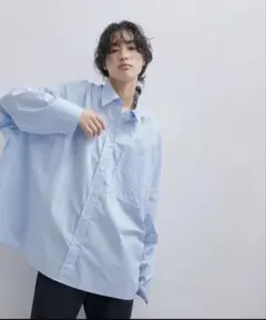 美品　23SS ADAM ET ROP FEMME バックコクーンオーバーシャツのサムネイル