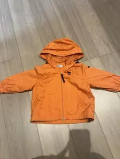 DOUBLE.B フード付きオレンジアウター　ミキハウス
