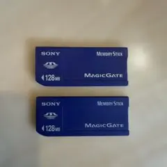 SONY Memory Stick 128MB MagicGate 2枚セット