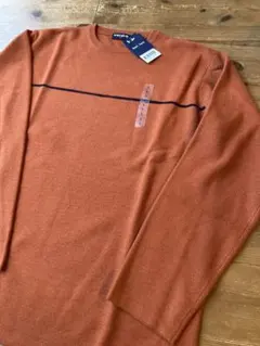 【レア】90sデッドストック OLD UNIQLO クルーネックセーター 紺タグ