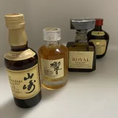 高級ウイスキー ミニボトル 8本セット 山崎 白州 響 宮城峡 余市 竹鶴