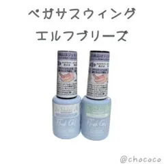 キャンドゥ フラッシュジェル ラメ／ペガサスウィング・エルフブリーズ 2色セット
