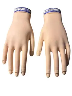 【美品】ネイリスト技能検定試験モデルハンド JNEC認定モデルハンド（両手）