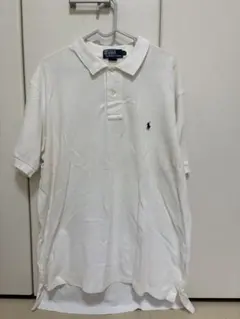 Polo by Ralph Lauren ホワイト ポロシャツ Lサイズ