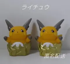 P2.ライチュウ　2点 ポケモン キッズ指人形　フィギュア