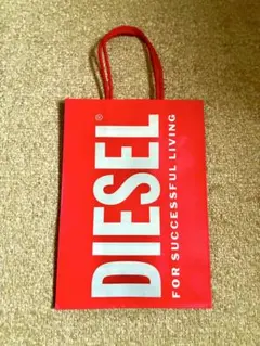 DIESEL ショッピングバッグ 赤 中型