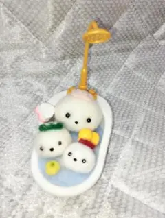 羊毛フェルト‼シマエナガ達みんなで仲良くバスタイム(*^^*)