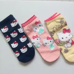 ハローキティ ソックス 3足セット