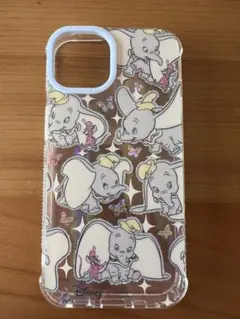 SKINNYDIP iPhone13スマホケース ダンボ リピートグリッター