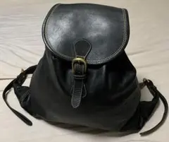 くったり 牛革黒 大型リュック