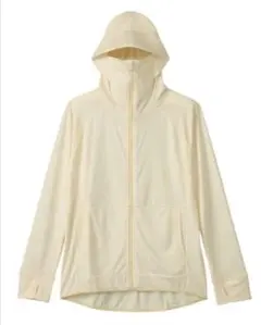 ワークマン クールUVサンシェードパーカー オフホワイト L 新品タグ付き