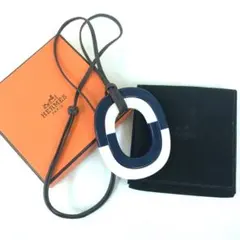 エルメス HERMES ネックレス イスム バッファローホーン ペンダント