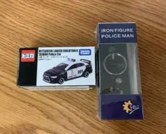 三菱 ランサー エボリューションX 台湾パトカー、人形附 台湾限定品