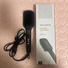 SALONIA ストレートヘアブラシ ブラック
