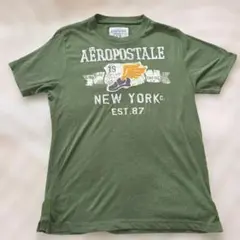 Aeropostale 半袖Tシャツ カーキ Mサイズのサムネイル