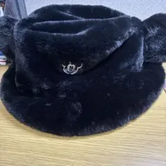 ディズニーリゾート　ミッキー黒帽子 耳付きバケットハット