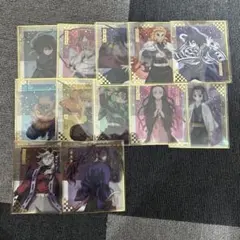 鬼滅の刃 アニプレックスオンラインくじ F賞 クリア色紙 12点セット