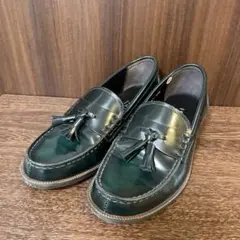 最終価格 ハルタ カジュアルタッセルローファー 22.5 グリーン