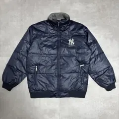 MLB ダウンジャケット　ニューヨークヤンキース　ネイビー　紺色