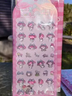 新品　マイメロディちゃん　アクリルシール　クリスタルシール　中国ライセンス