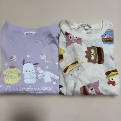 サンリオキャラクター　ロンT 長袖Tシャツ　110cm ２枚セット
