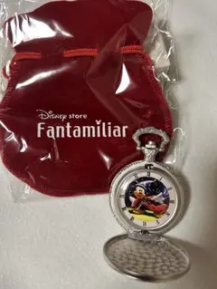 非売品　ディズニーファンタミリア懐中時計　ミッキーファンタジア