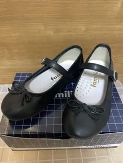 familia ブラック バレエシューズ 16㎝
