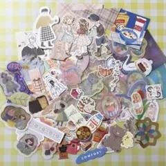 シールおすそ分け 紙もの まとめ売り フレークシール ③