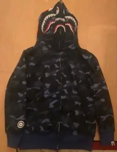 A Bathing Ape カモフラージュ シャークパーカーM