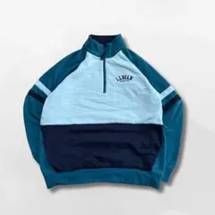 L.L.Beanハーフジップスウェット L グリーン系 スポーツ アウトドアのサムネイル