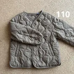 ユニクロ　キルティング　アウター　キッズ　110