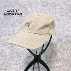 【NEWHATTAN】キャップ 刺繍 ベージュ