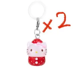 サンリオ いちご めじるしアクセサリー ハローキティ キティちゃん 2個セット