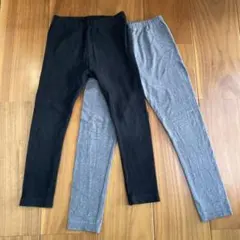 ユニクロ　レギンス　リブ　110