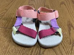 ZARA ベビーサンダル 22サイズ カラフル