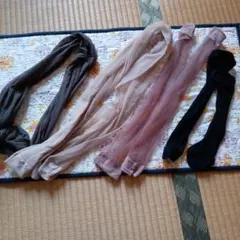 お掃除用ストッキング　ストッキングセット（ブラウン・ベージュ・ピンク・黒）