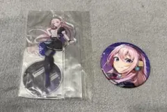 プロジェクトセカイ　アクリルスタンド、缶バッジセット　巡音ルカ