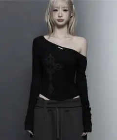 ann demeulemeester風 Chain Print Knit - メルカリ