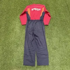 895 ENEOS Logo Work Jumpsuit Red Navy LLのサムネイル