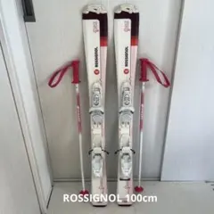 ROSSIGNOL 100cm ジュニア　スキー　ストックセット