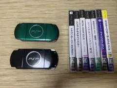 [ジャンク品] PSPー3000 本体２台　ソフトセット