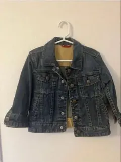 ダークブルー デニムジャケット 100cm